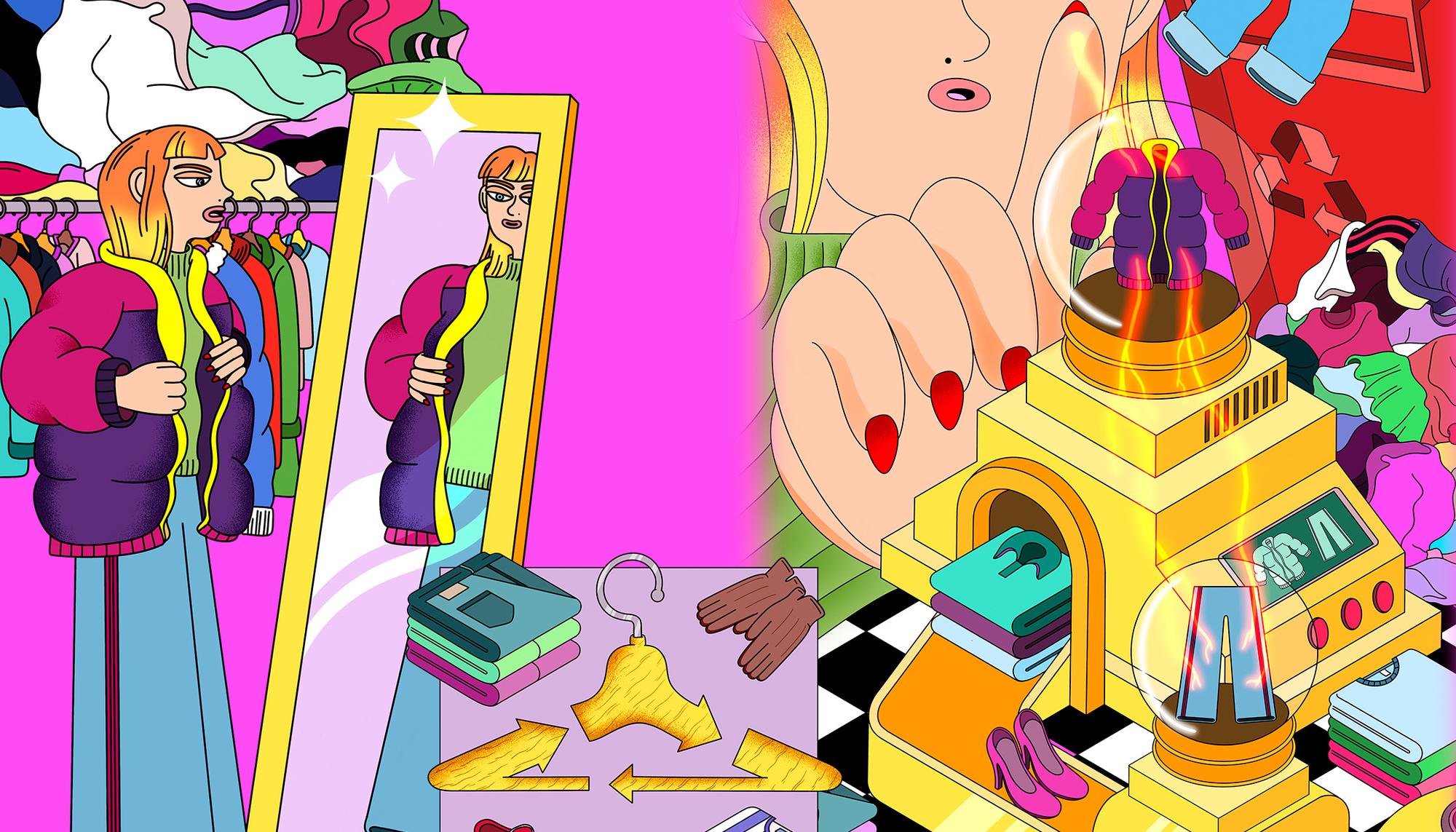 moda diseñada para la basura